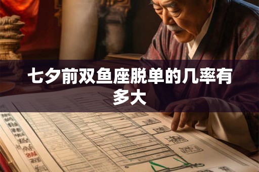 七夕前双鱼座脱单的几率有多大