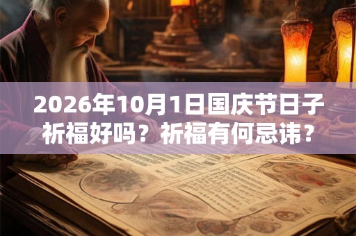 2026年10月1日国庆节日子祈福好吗？祈福有何忌讳？