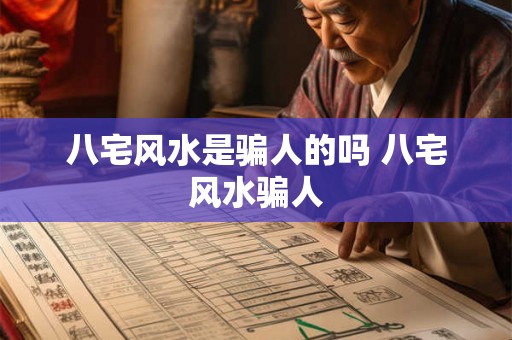 八宅风水是骗人的吗 八宅风水骗人