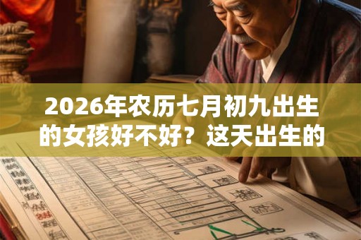 2026年农历七月初九出生的女孩好不好？这天出生的命运如何？