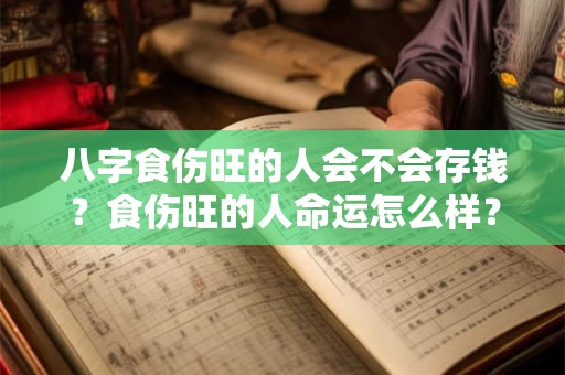 八字食伤旺的人会不会存钱？食伤旺的人命运怎么样？