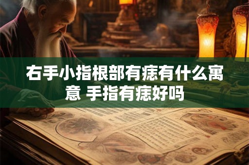 右手小指根部有痣有什么寓意 手指有痣好吗