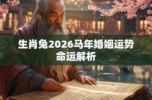 生肖兔2026马年婚姻运势命运解析