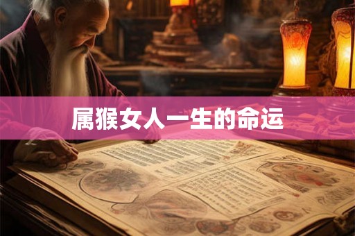 属猴女人一生的命运 属猴女人一生的命运