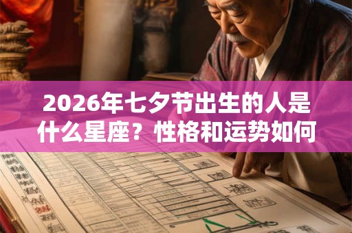 2026年七夕节出生的人是什么星座?性格和运势如何? 2026年七夕节出生的人是什么星座?性格和运势如何?