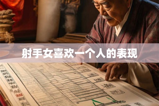 射手女喜欢一个人的表现
