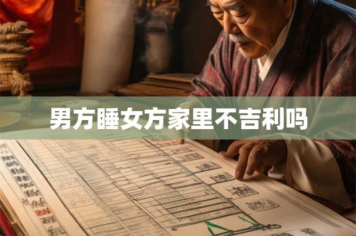 男方睡女方家里不吉利吗