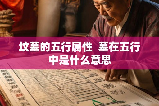 坟墓的五行属性  墓在五行中是什么意思
