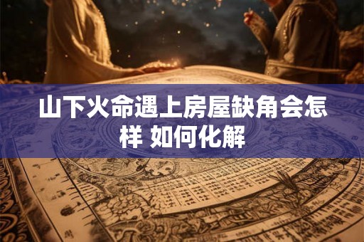 山下火命遇上房屋缺角会怎样 如何化解