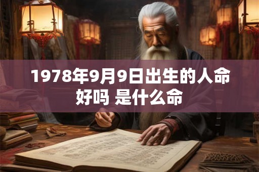 1978年9月9日出生的人命好吗 是什么命 1978年9月9日出生的人命好吗 是什么命