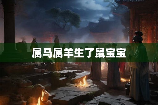 属马属羊生了鼠宝宝