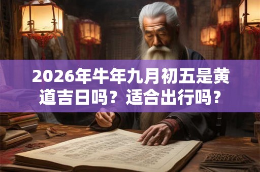 2026年牛年九月初五是黄道吉日吗?适合出行吗? 2026年牛年九月初五是黄道吉日吗?适合出行吗?