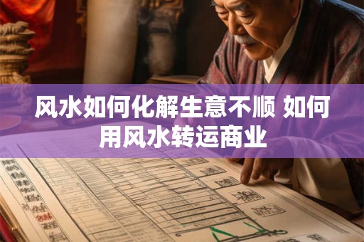 风水如何化解生意不顺 如何用风水转运商业