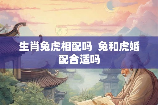 生肖兔虎相配吗  兔和虎婚配合适吗