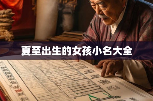 夏至出生的女孩小名大全