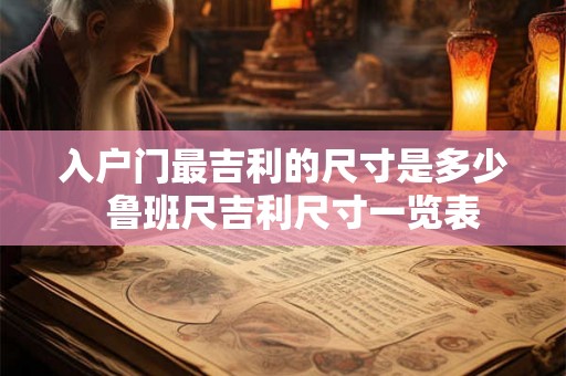入户门最吉利的尺寸是多少  鲁班尺吉利尺寸一览表
