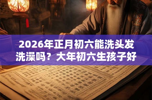 2026年正月初六能洗头发洗澡吗？大年初六生孩子好吗？