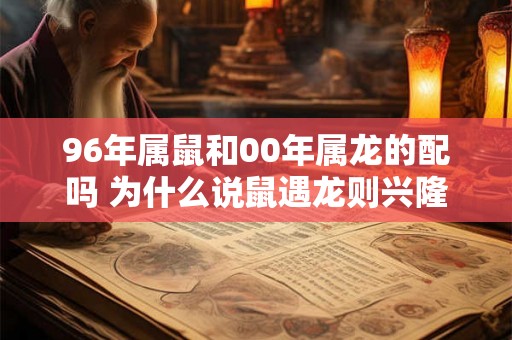 96年属鼠和00年属龙的配吗 为什么说鼠遇龙则兴隆