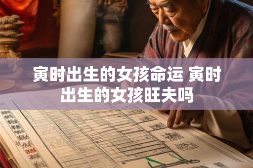 寅时出生的女孩命运 寅时出生的女孩旺夫吗