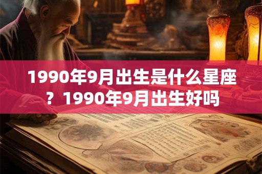 1990年9月出生是什么星座？1990年9月出生好吗