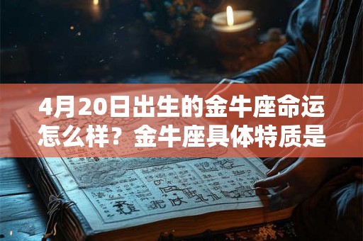 4月20日出生的金牛座命运怎么样？金牛座具体特质是什么？