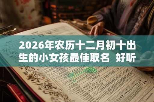 2026年农历十二月初十出生的小女孩最佳取名  好听可爱的名字