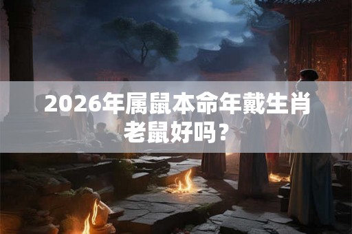 2026年属鼠本命年戴生肖老鼠好吗？