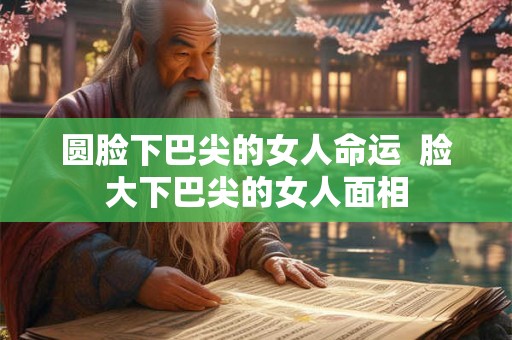 圆脸下巴尖的女人命运  脸大下巴尖的女人面相