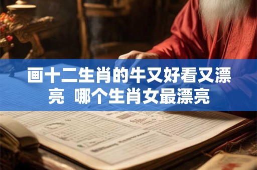 画十二生肖的牛又好看又漂亮  哪个生肖女最漂亮
