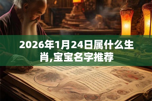 2026年1月24日属什么生肖,宝宝名字推荐