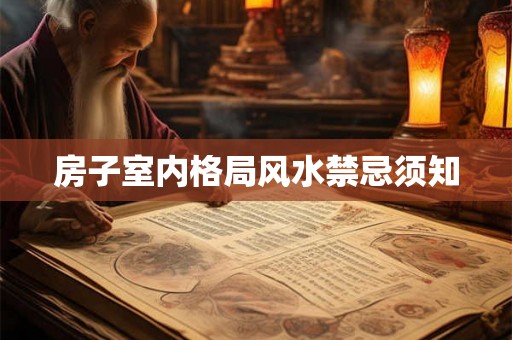 房子室内格局风水禁忌须知