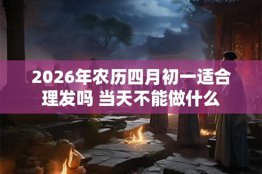 2026年农历四月初一适合理发吗 当天不能做什么