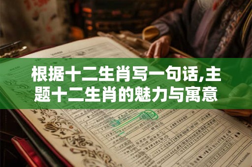 根据十二生肖写一句话,主题十二生肖的魅力与寓意