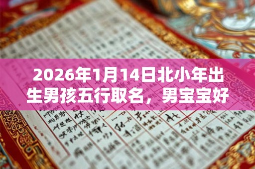 2026年1月14日北小年出生男孩五行取名，男宝宝好听名字大全