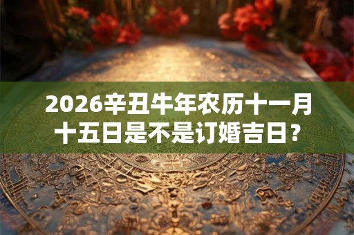 2026辛丑牛年农历十一月十五日是不是订婚吉日？