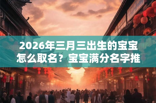2026年三月三出生的宝宝怎么取名？宝宝满分名字推荐