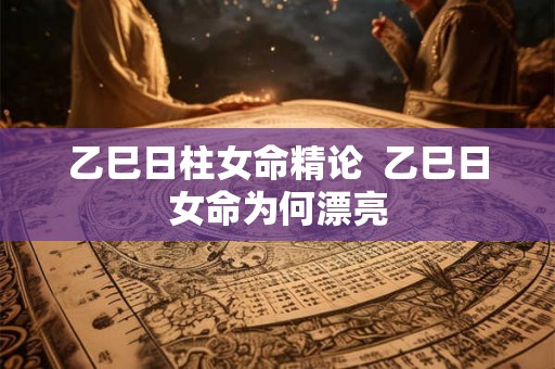 乙巳日柱女命精论 乙巳日女命为何漂亮 乙巳日柱女命精论 乙巳日女命为何漂亮