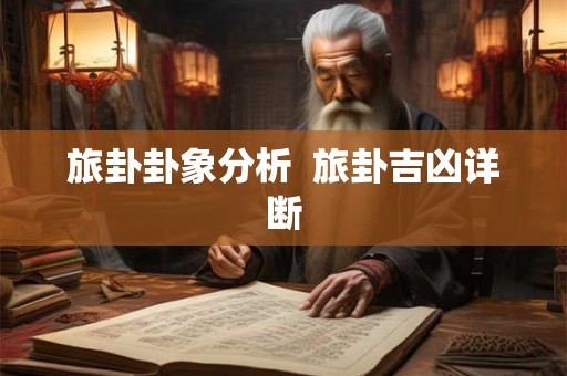 旅卦卦象分析  旅卦吉凶详断