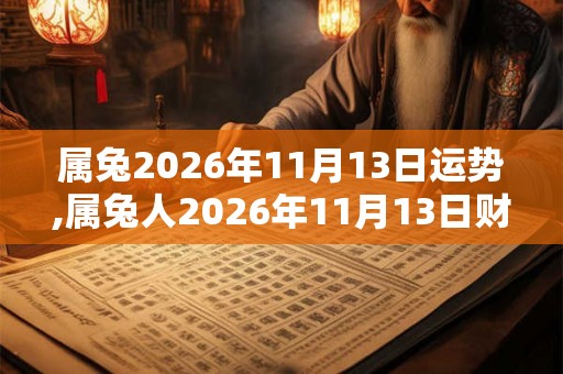 属兔2026年11月13日运势,属兔人2026年11月13日财运,生肖兔2026年11月13日运势 属兔2026年11月13日运势,属兔人2026年11月13日财运,生肖兔2026年11月13日运势