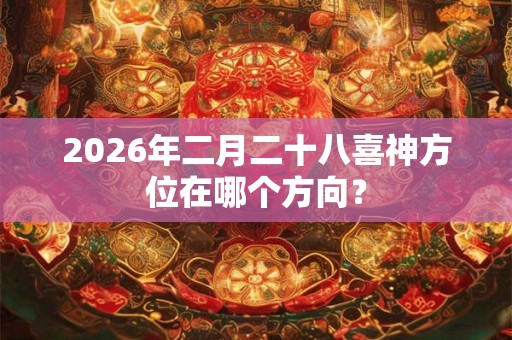 2026年二月二十八喜神方位在哪个方向? 2026年二月二十八喜神方位在哪个方向?