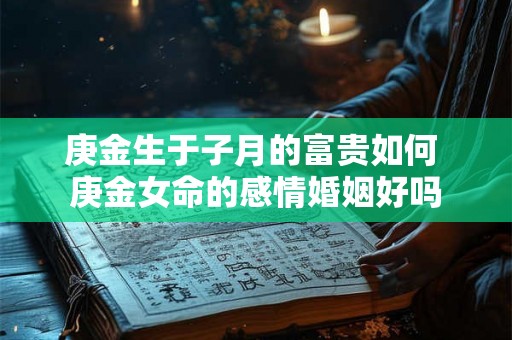 庚金生于子月的富贵如何 庚金女命的感情婚姻好吗