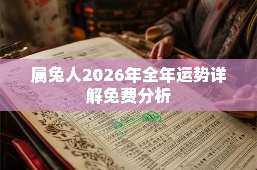 属兔人2026年全年运势详解免费分析