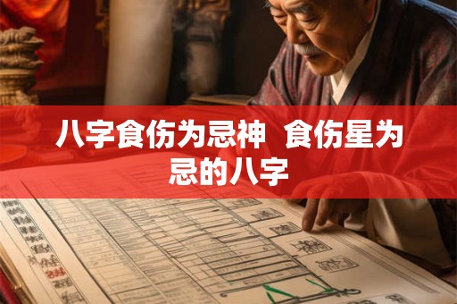 八字食伤为忌神  食伤星为忌的八字