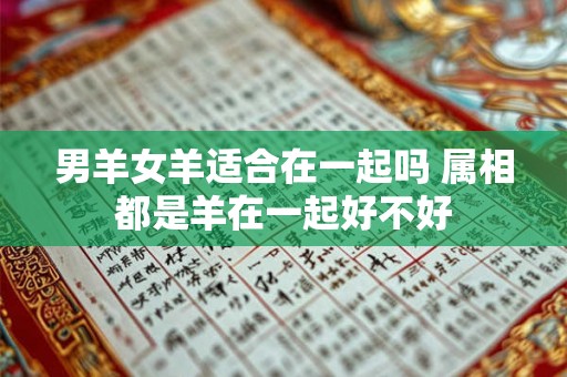 男羊女羊适合在一起吗 属相都是羊在一起好不好 男羊女羊适合在一起吗 属相都是羊在一起好不好