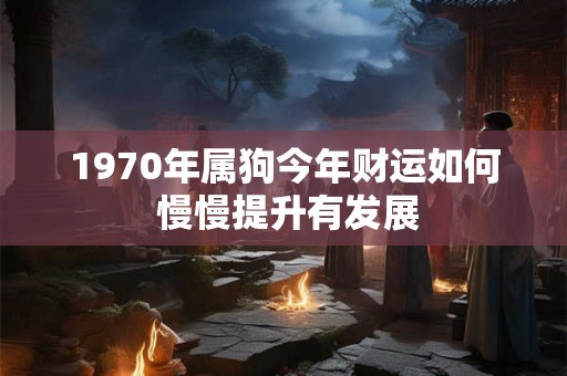 1970年属狗今年财运如何 慢慢提升有发展