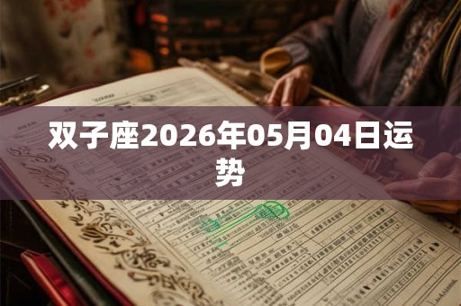 双子座2026年05月04日运势