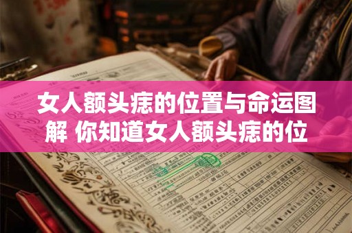 女人额头痣的位置与命运图解 你知道女人额头痣的位置如何影响命运吗
