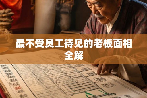 最不受员工待见的老板面相全解 最不受员工待见的老板面相全解