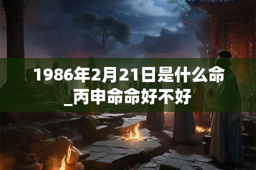 1986年2月21日是什么命_丙申命命好不好