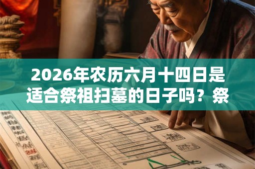 2026年农历六月十四日是适合祭祖扫墓的日子吗？祭祖扫墓有什么讲究？